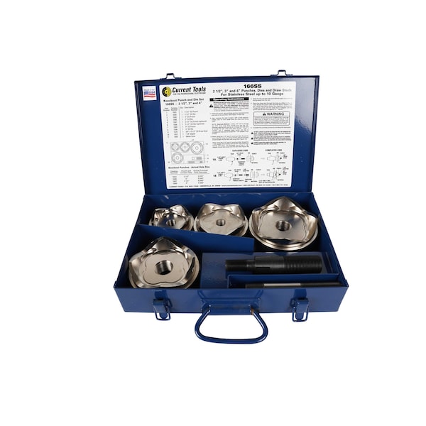 2-1/2" to 4" Knock-Out Set for Stainless Steel